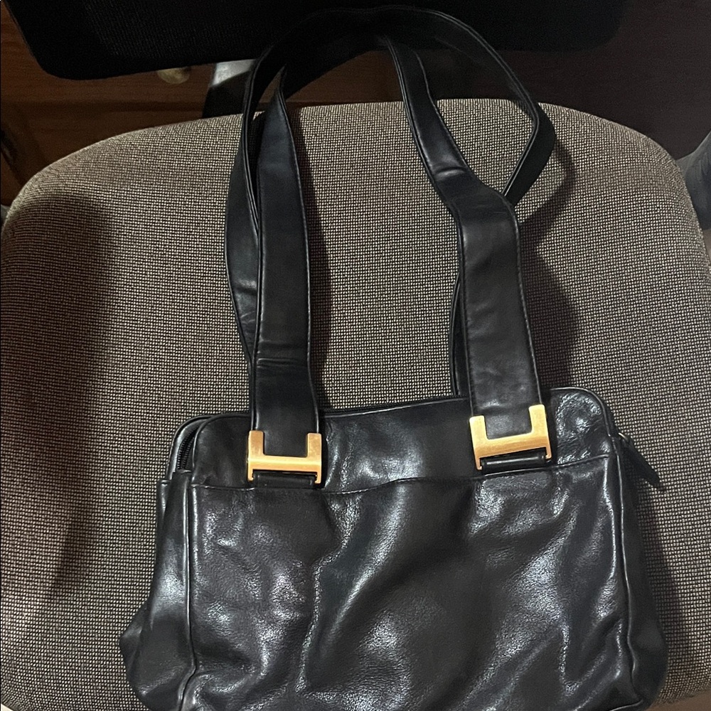 Jacqueline Ferrar Black Accessory with Gold Accent